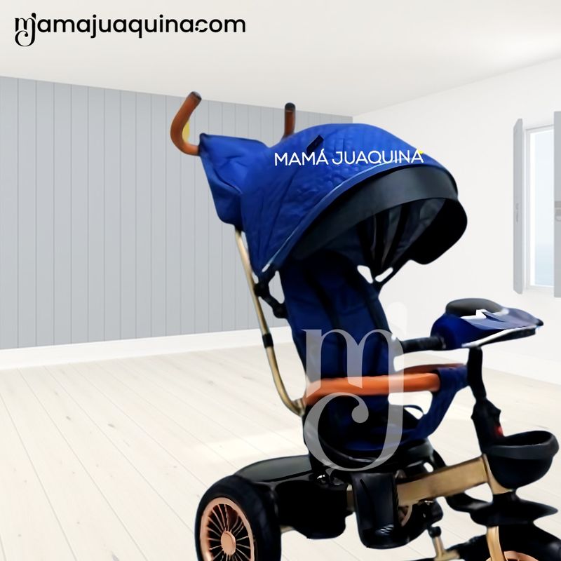 Triciclo-Guiador-«LUCIAN-II»-con-Bluetooth-Azul
