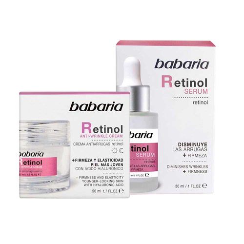 Pack BABARIA Sérum Facial Retinol 30ml + Crema Facial Antiarrugas Retinol 50ml