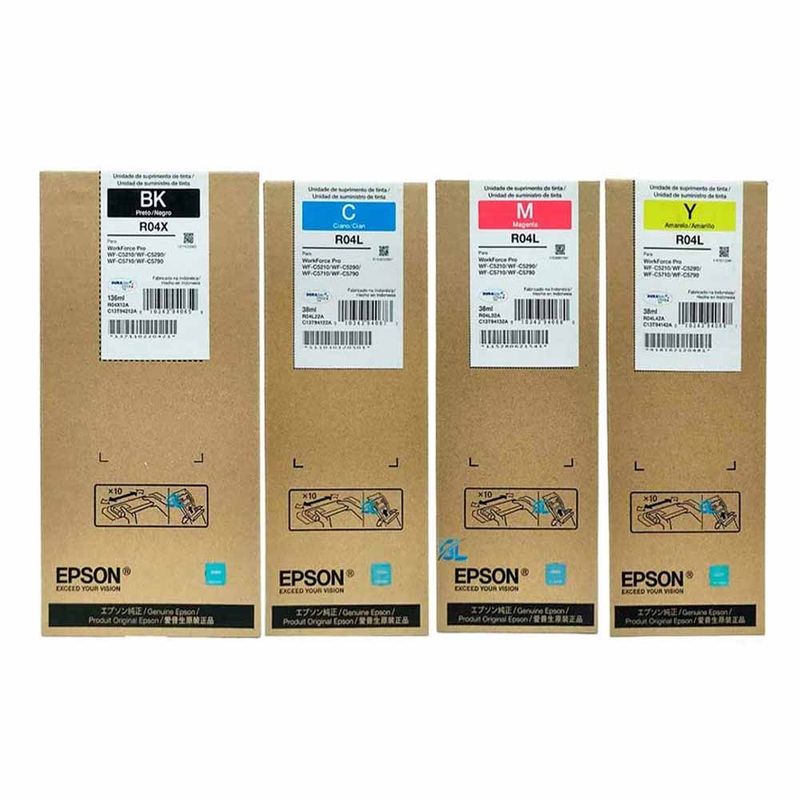 Kit-de-Tintas-PackX4-Epson-C5710-C5790-C5210-C5290CYMB