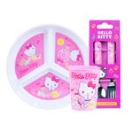 Vajilla-Set-Plato-Division-Hellokitty-Cubierto-Vaso-Scool-Play-