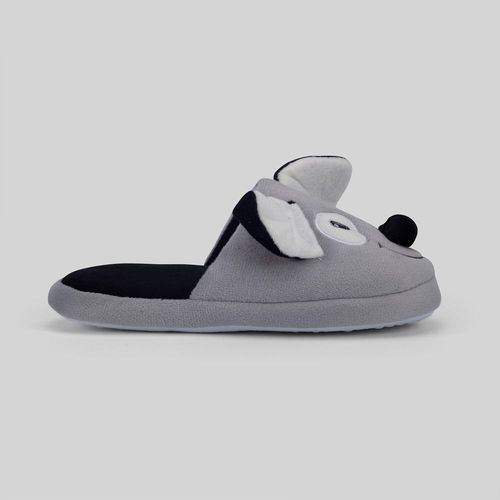Pantuflas Niño Perro Circus Gris
