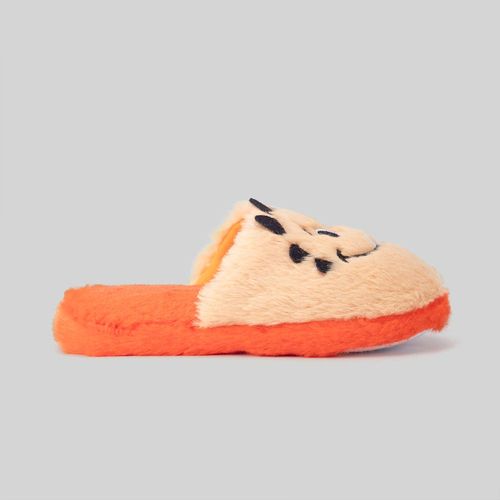 Pantuflas Niño Dinosaurio Circus Amarillo
