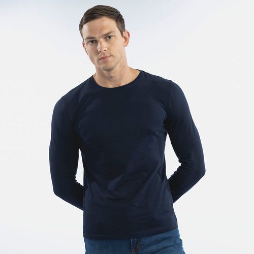 Polo Hombre Neck Azul New Malabar