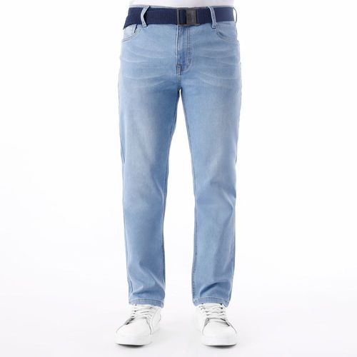 Jean Slim Kansas K02421 Aplic Cuero