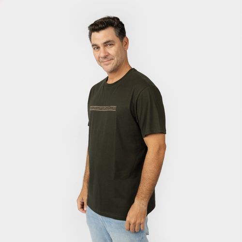 Polo O'Neill O'Neill Ikat Stripe T-Shirt Forest Night