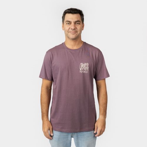 Polo O'Neill Surf Heroes Graphic T-Shirt Mauve Miracle