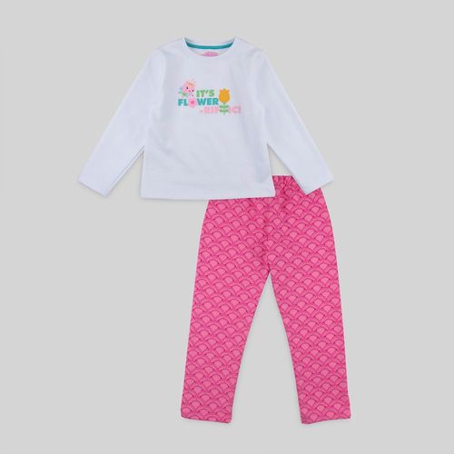 Pijama Para Niña Gabby Dollhouse Franela Flower