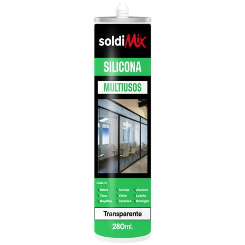 Silicona Multiusos Soldimix Transparente 280ml