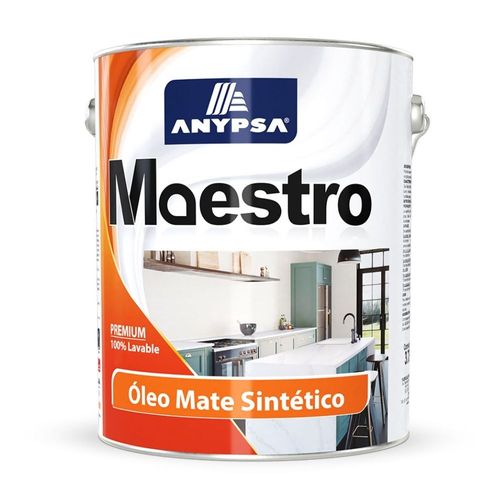 Oleo Mate Sintético Anypsa Blanco 3.875l