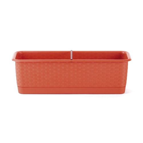 Macetero Mimbre Terracota Polinplast