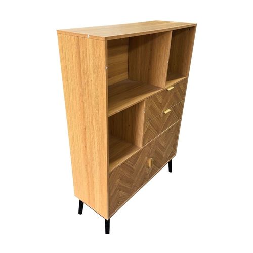 Estante Felix 4 Puertas 100x140x35cm Orange
