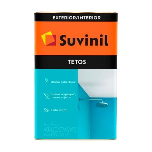 Pintura Latex Techo Suvinil Nieve 18 litros