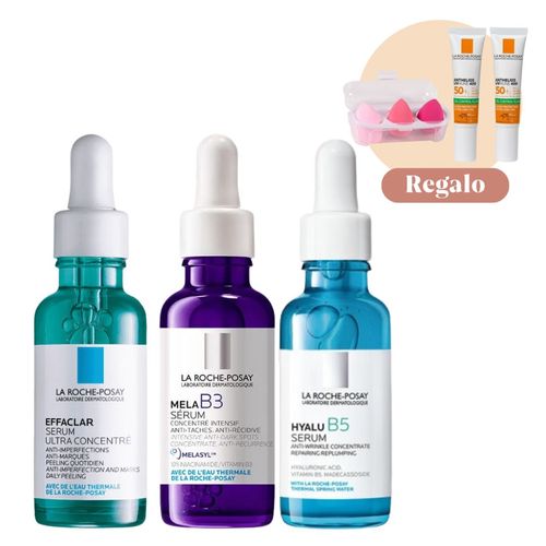 La Roche Posay Trio Antiedad Tratamiento Anti-imperfecciones e Hidratación