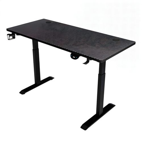 Escritorio Eléctrico Haven Liftdesk 120 Altura Regulable Textura Fibra de Carbono – Motor Silencioso