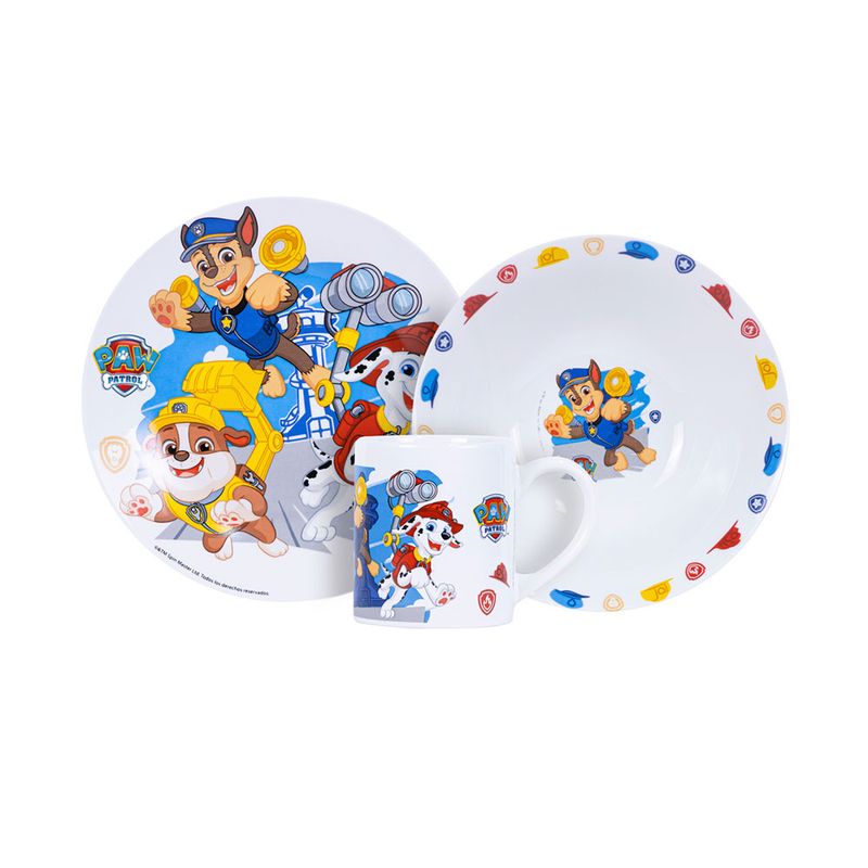 Vajilla-infantil-Ceramica-3Pz-Paw-Patrol-Scool-703074