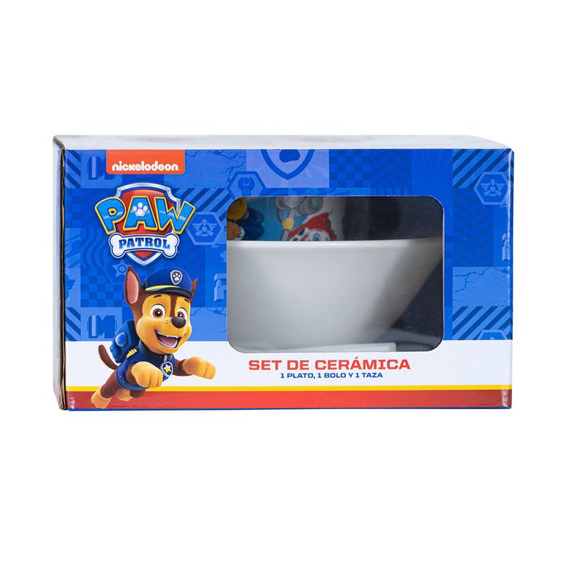 Vajilla-infantil-Ceramica-3Pz-Paw-Patrol-Scool-703074