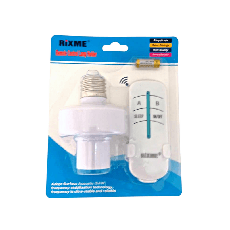 SOCKET-A-CONTROL-REMOTO-PARA-FOCOS-LED-E27-AHORRO-DE-ENERGIA