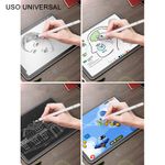Lapiz-Universal-Capacitivo-para-Apple-Iphone-Ipad-Alta-Sensibilidad-y-Punta-Fina-con-Tapa-Magnetica-Dreizt-Blanco