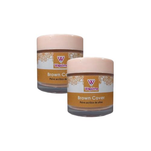 Wapizima Polvo Acrilico Brown Cover 2Oz 2 Unid