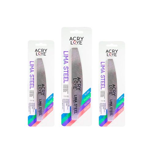 Acrylove Lima Steel 3 Unid