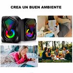 Parlantes-Gamer-D4500-Luces-Multicolor-RGB-Dreizt