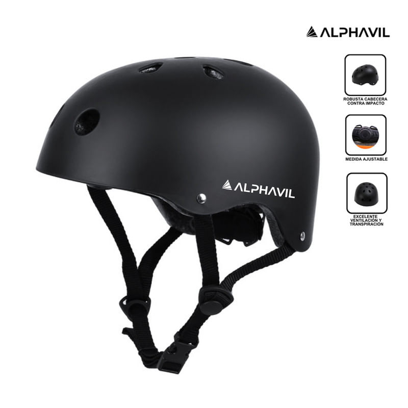 Casco-para-Bicicleta-Road-X1-Alphavil-ADB200013-Negro