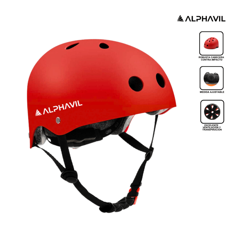 Casco-para-Bicicleta-Road-X1-Alphavil-ADB200014-Rojo