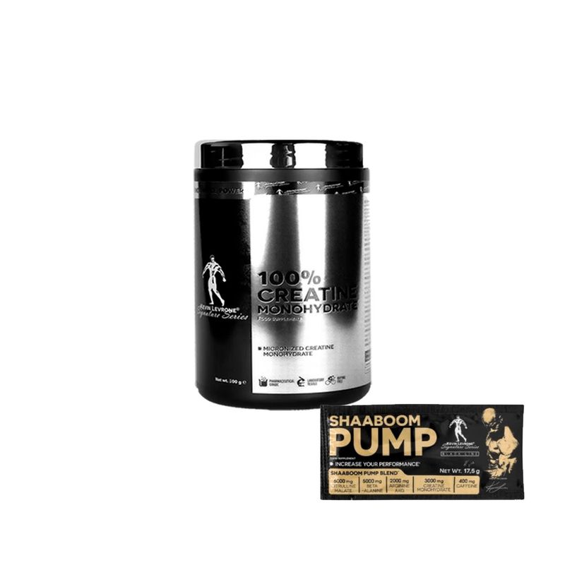 Creatina-Monohidratada-Kevin-Levrone-300gr---Sobre-Shaaboom-Pump