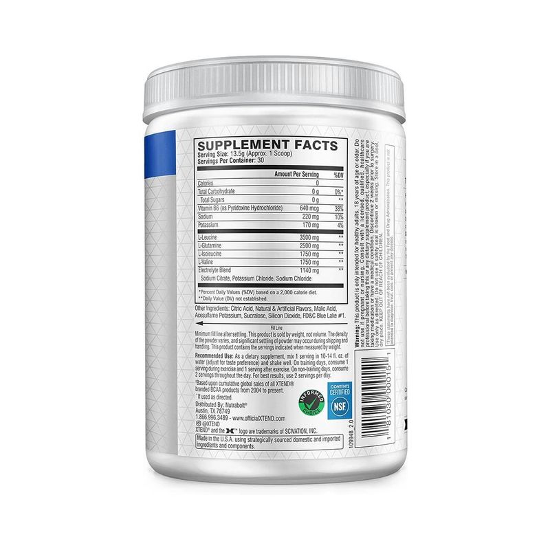 Pack-Xtend-Blue-Raspberry-30-servicios---Creatina-300gr---SmartShaker