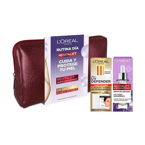 Serum Rellenador Revitalift L'Oreal 30Ml + Uv Defender L'Oreal Anti-Fotoenvejecimiento Fps50 Fluido Invisible 40Ml