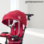 Triciclo-Guiador-3-En-1-Ebaby-«ARIA»-Red