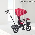 Triciclo-Guiador-3-En-1-Ebaby-«ARIA»-Red