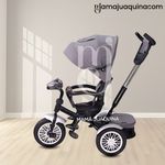 Triciclo-Guiador-3-En-1-Ebaby-«ZOE»-Gray