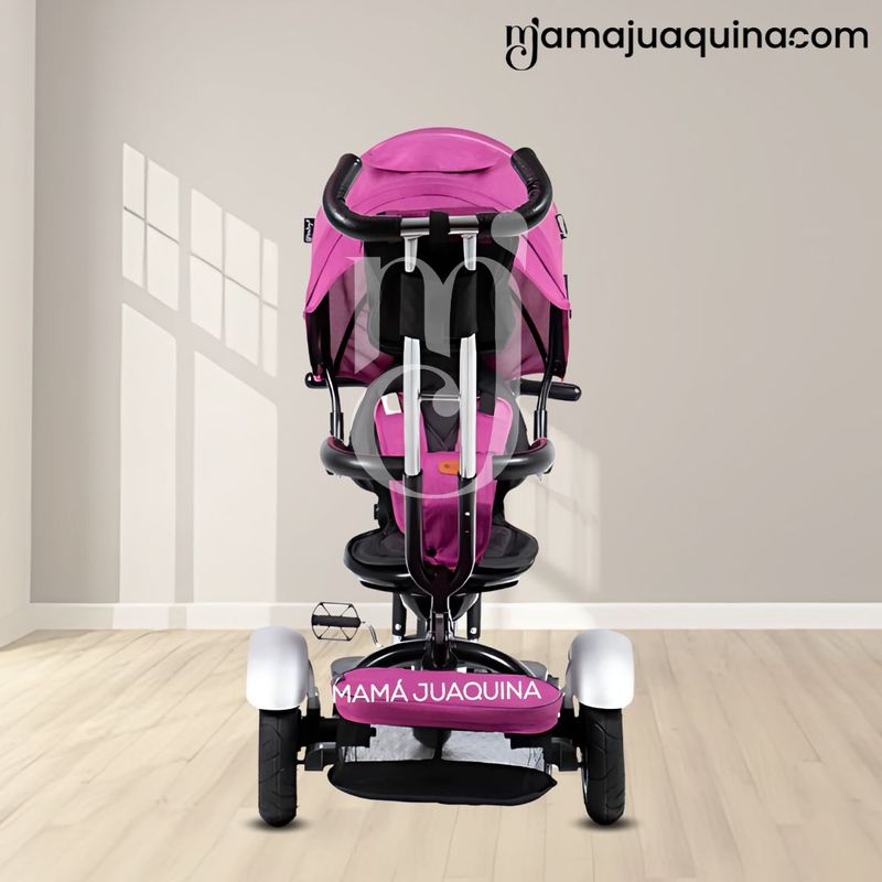 Triciclo-Guiador-3-En-1-Ebaby-«ZOE»-Pink