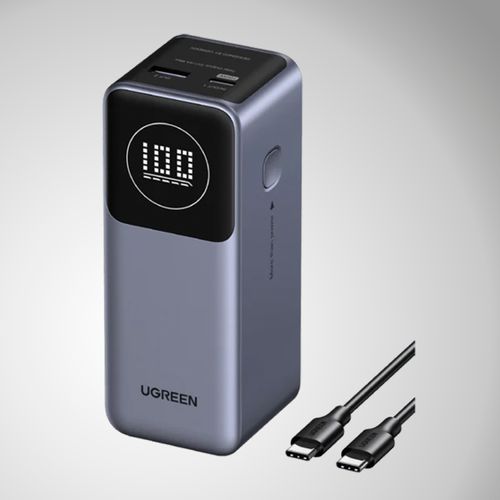 Power Bank UGREEN Nexode 12000mAh 100W con Pantalla Digital Inteligente PB724