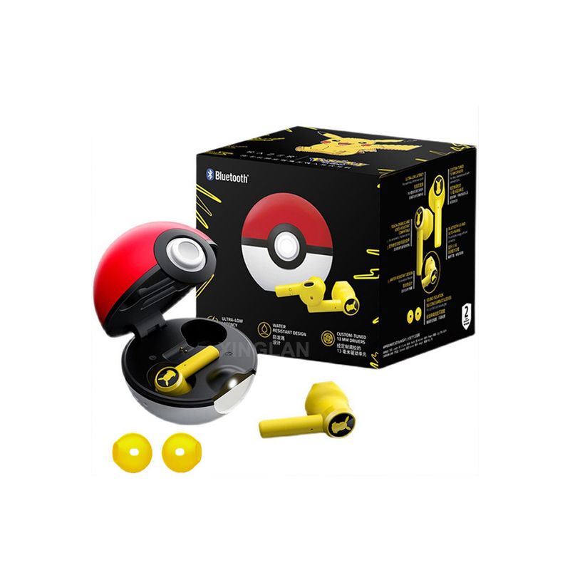 Auriculares-Inalambricos-Bluetooth-Pokemon-Pikachu