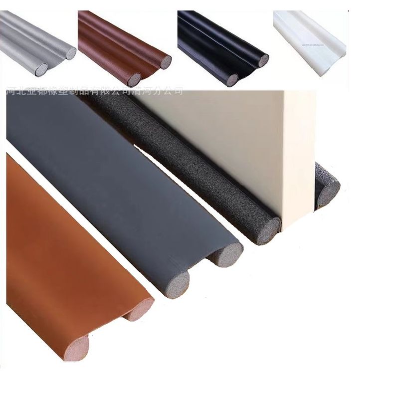 burlete-para-puerta-flexible-de-espuma---Marron