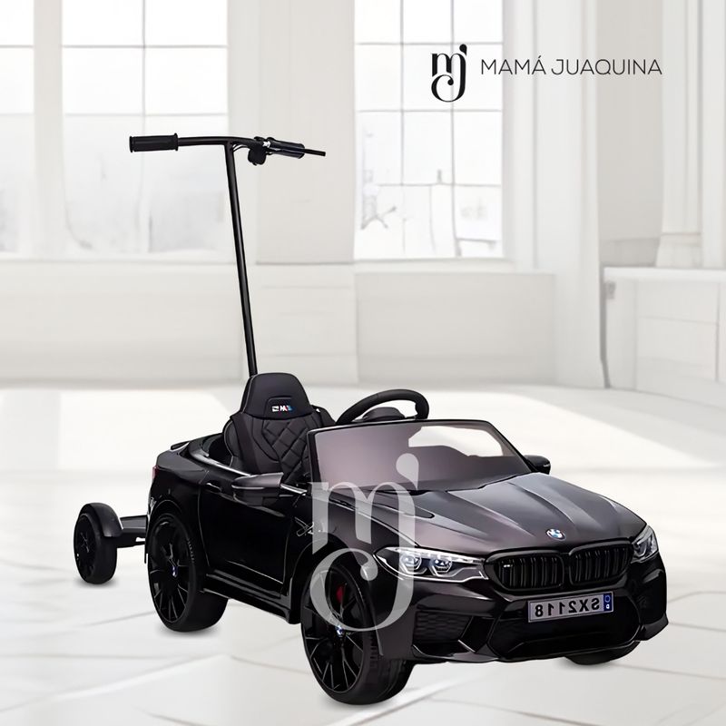 Carro-a-Bateria-para-Niño-y-Adulto-BMW-«SX2118»-Licensed-Negro
