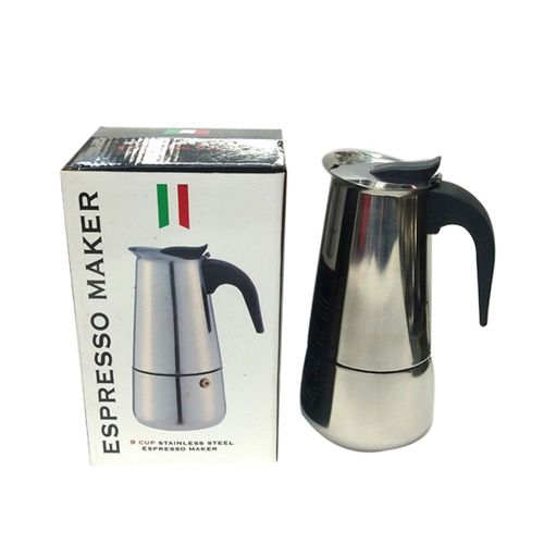 Cafetera Italiana Ichimatsu de Acero Inoxidable – 6 Tazas | Café Espresso Tradicional  (JYA)
