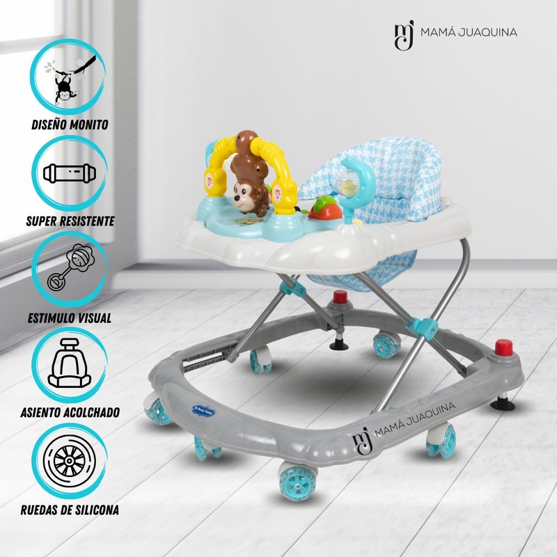 Andador-Para-Bebe-Musical-«MONITO-MUSICAL»-Light-Blue