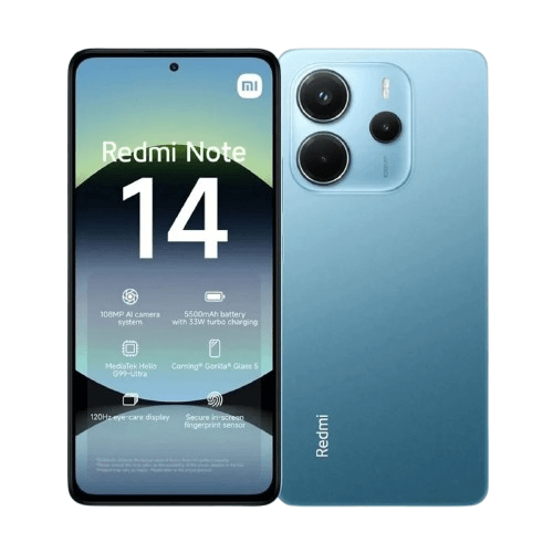 Celular Xiaomi Redmi Note 14 256GB ROM 8GB RAM- 4G AZUL 6.67"