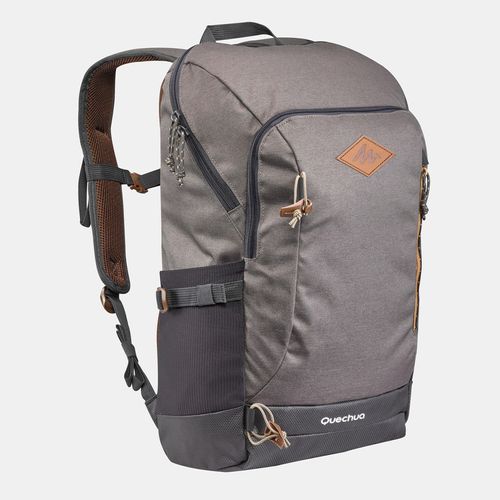 MOCHILA TREKKING ESCAPE EQUIPAJE DE MANO CON FUNDA IMPERMEABLE  20 LITROS GRIS