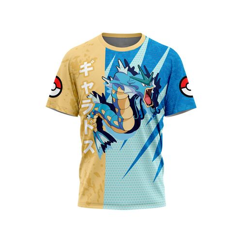 Pokemon Polo Deportivo Exclusivo Gyarados Talla XL