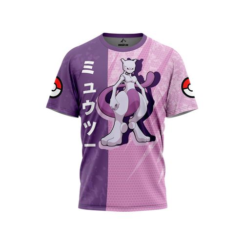 Pokemon Polo Deportivo Exclusivo Mewtwo Talla XL