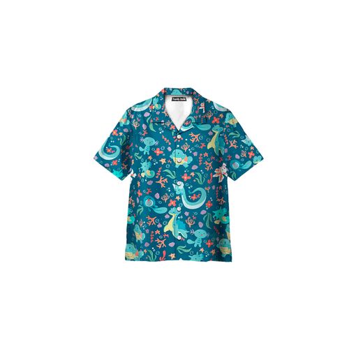 Pokemon Camisa Hawai Tipo Agua Talla L