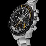 Reloj-Casio-Edifice-Zafiro-Solar-EFS-S550DB-1AV-Fecha-Cronometro-Acero-Inoxidable-Dial-Negro