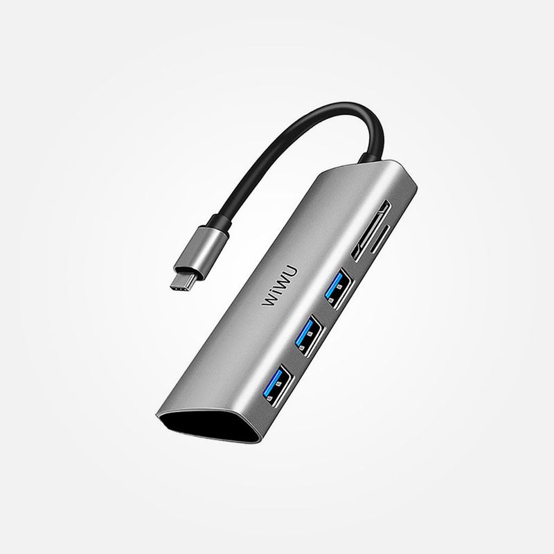 Adaptador-Hub-5-en-1-Wiwu-para-MacBook-y-Laptop