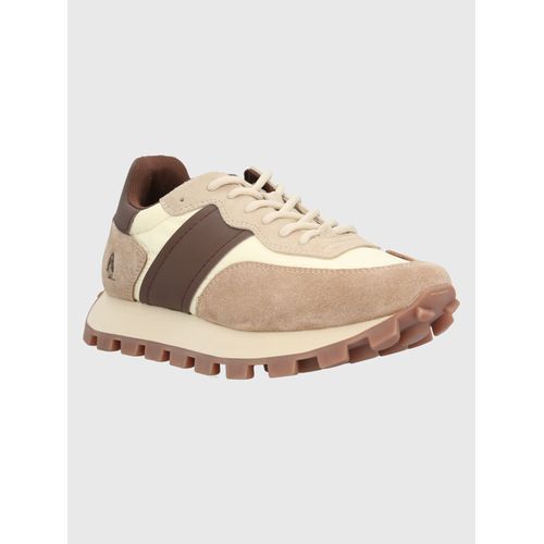 Zapatilla Para Mujer Cuero Janet Marrón Hush Puppies