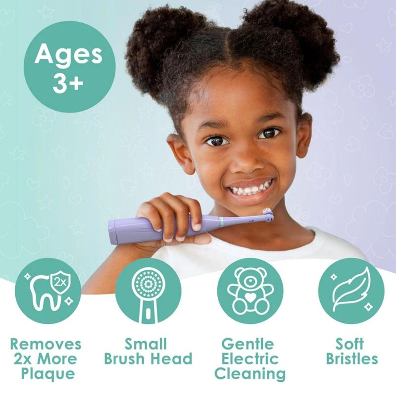 Set-Cepillo-de-Dientes-Electrico-para-niño-Brusheez---Luna-la-Llama