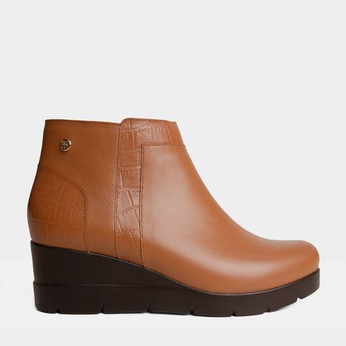 Botines Casuales Top Model Mujeres Tmo-Mh0023 Cuero